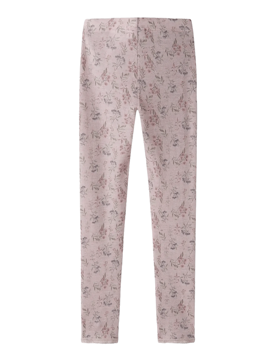 name it - NKFWANG WOOL NEEDLE LEGGING - underställsbyxor - violet ice - 1