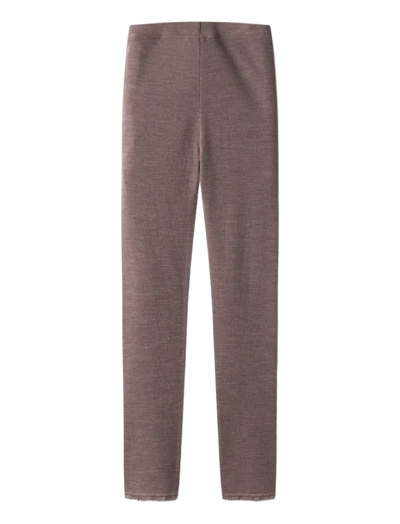 name it - NKFWANG WOOL NEEDLE LEGGING SOLID - underställsbyxor - antler - 3