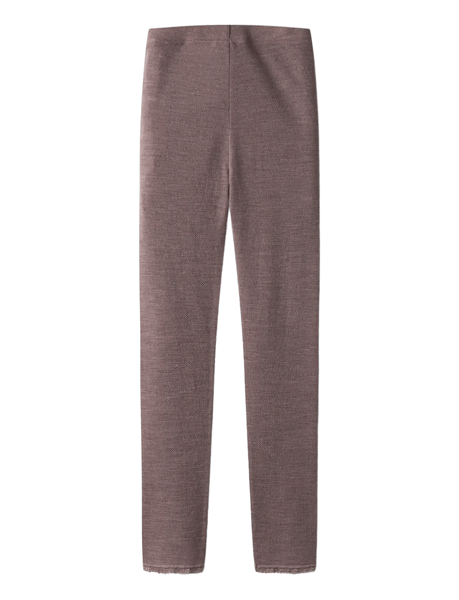 name it - NKFWANG WOOL NEEDLE LEGGING SOLID - funkionsunterwäsche - hosen - antler - 3