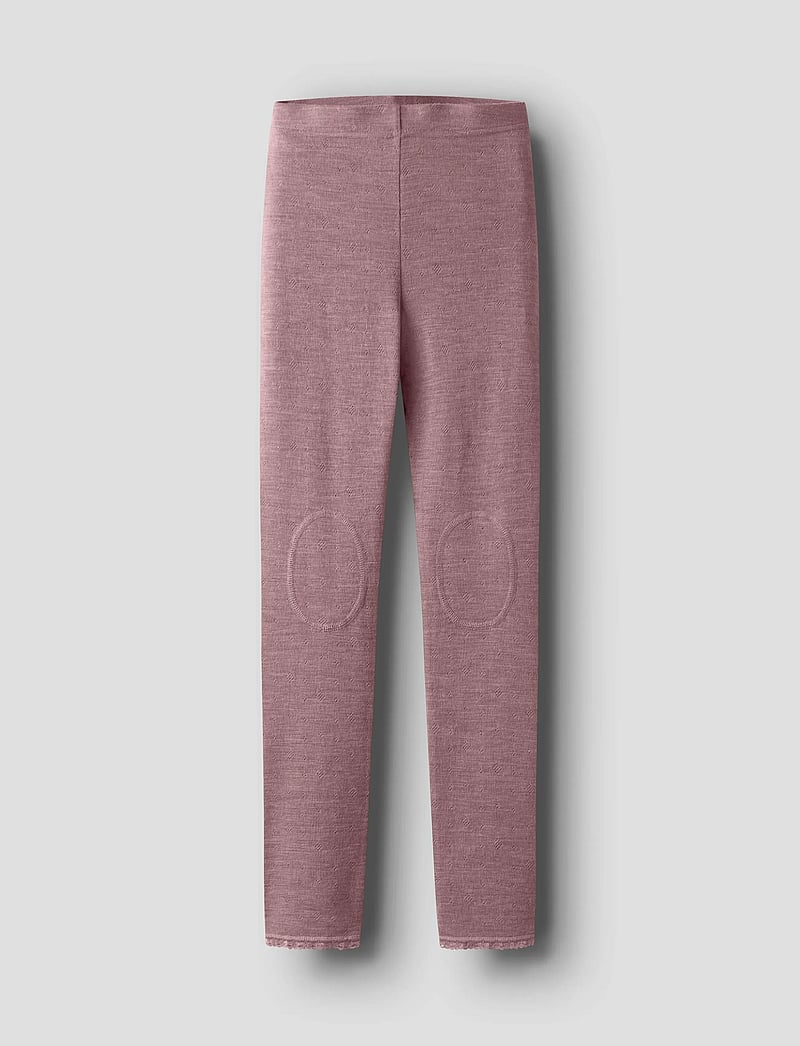 name it - NKFWANG WOOL NEEDLE LEGGING SOLID - funkionsunterwäsche - hosen - antler - 4