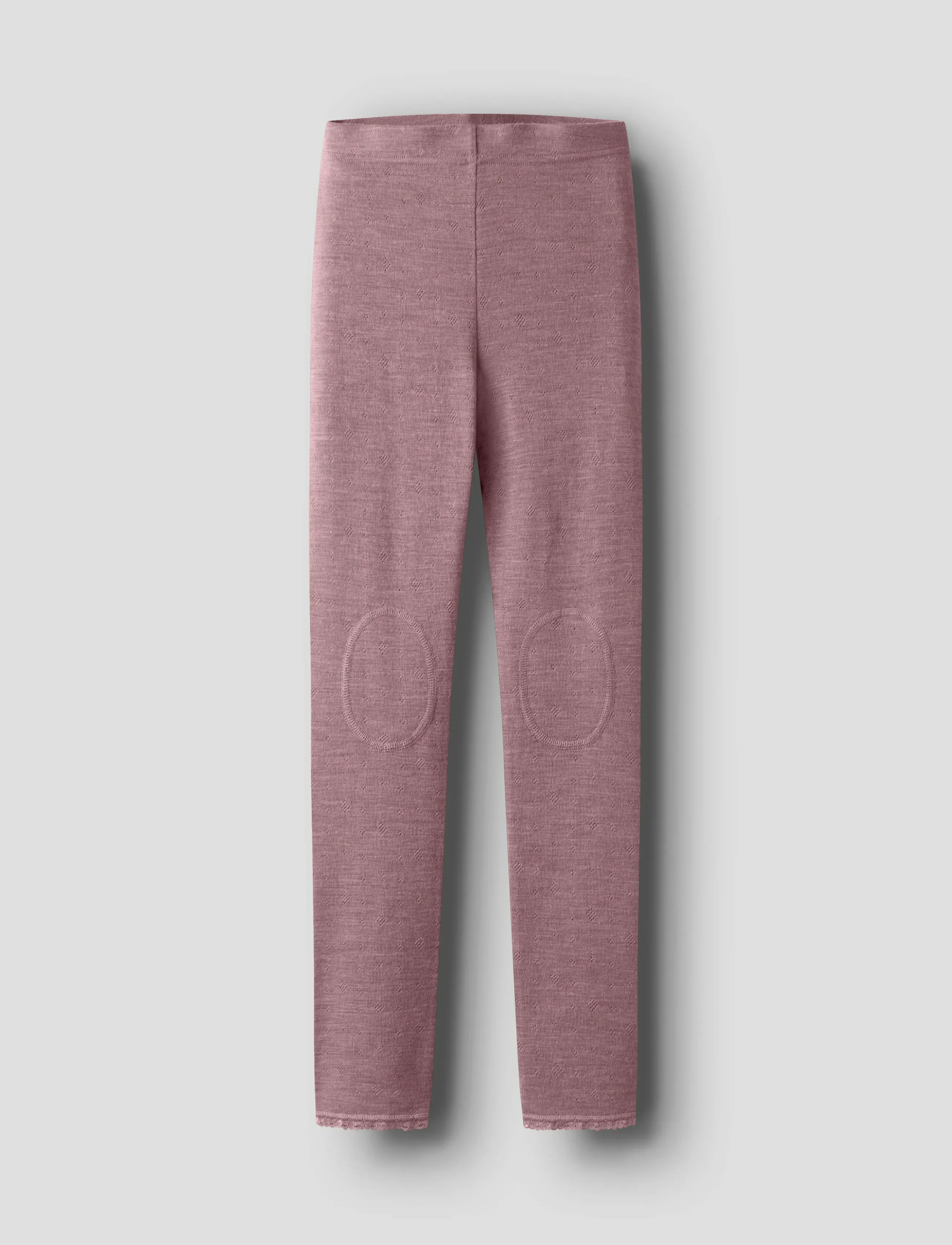 name it - NKFWANG WOOL NEEDLE LEGGING SOLID - underställsbyxor - antler - 4