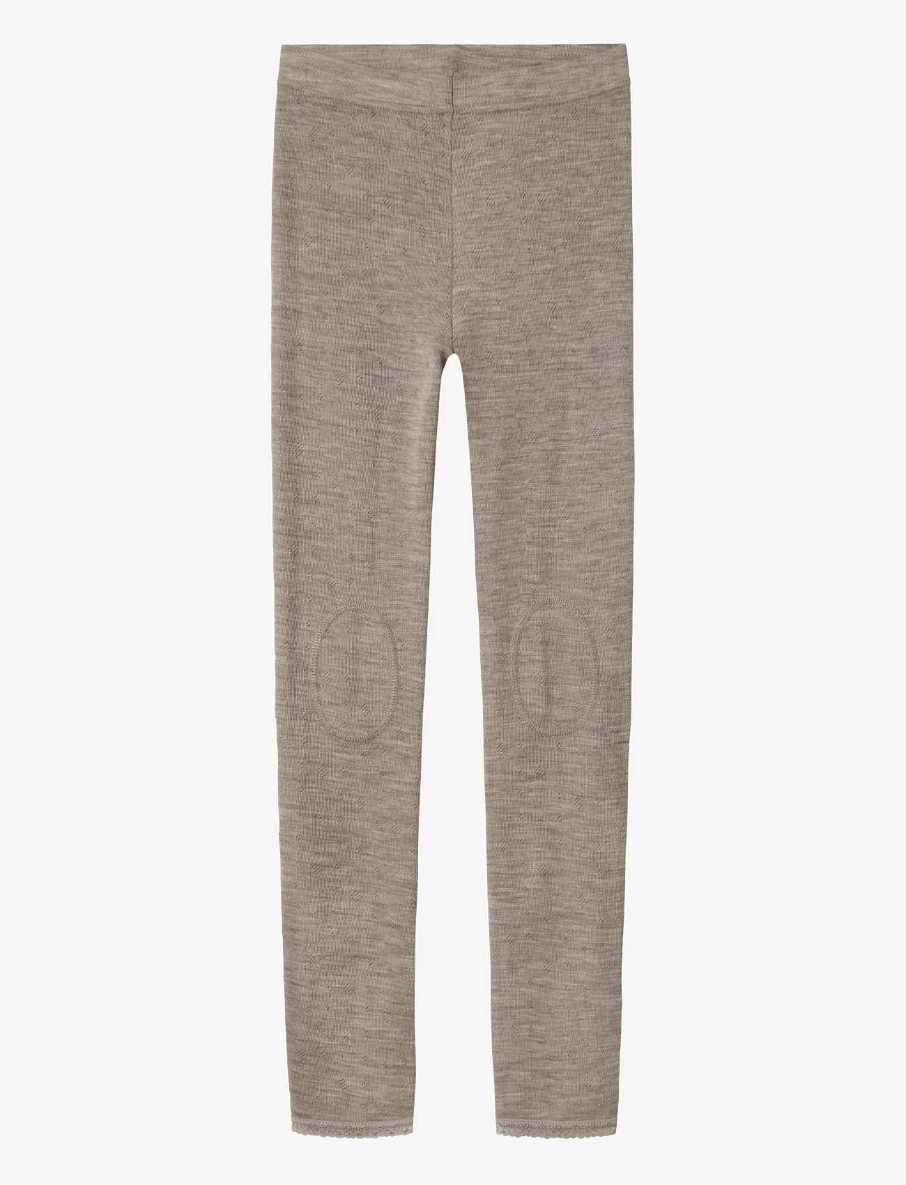 name it - NKFWANG WOOL NEEDLE LEGGING SOLID - funkionsunterwäsche - hosen - satellite - 0