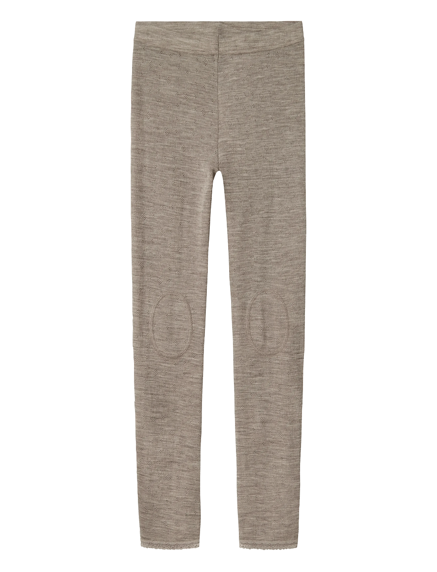name it - NKFWANG WOOL NEEDLE LEGGING SOLID - funkionsunterwäsche - hosen - satellite - 2