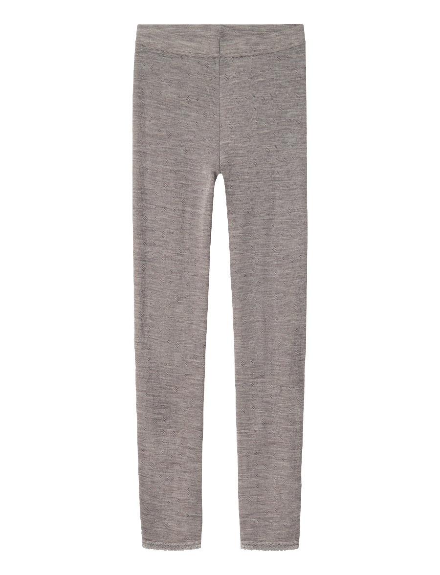 name it - NKFWANG WOOL NEEDLE LEGGING SOLID - funkionsunterwäsche - hosen - satellite - 2