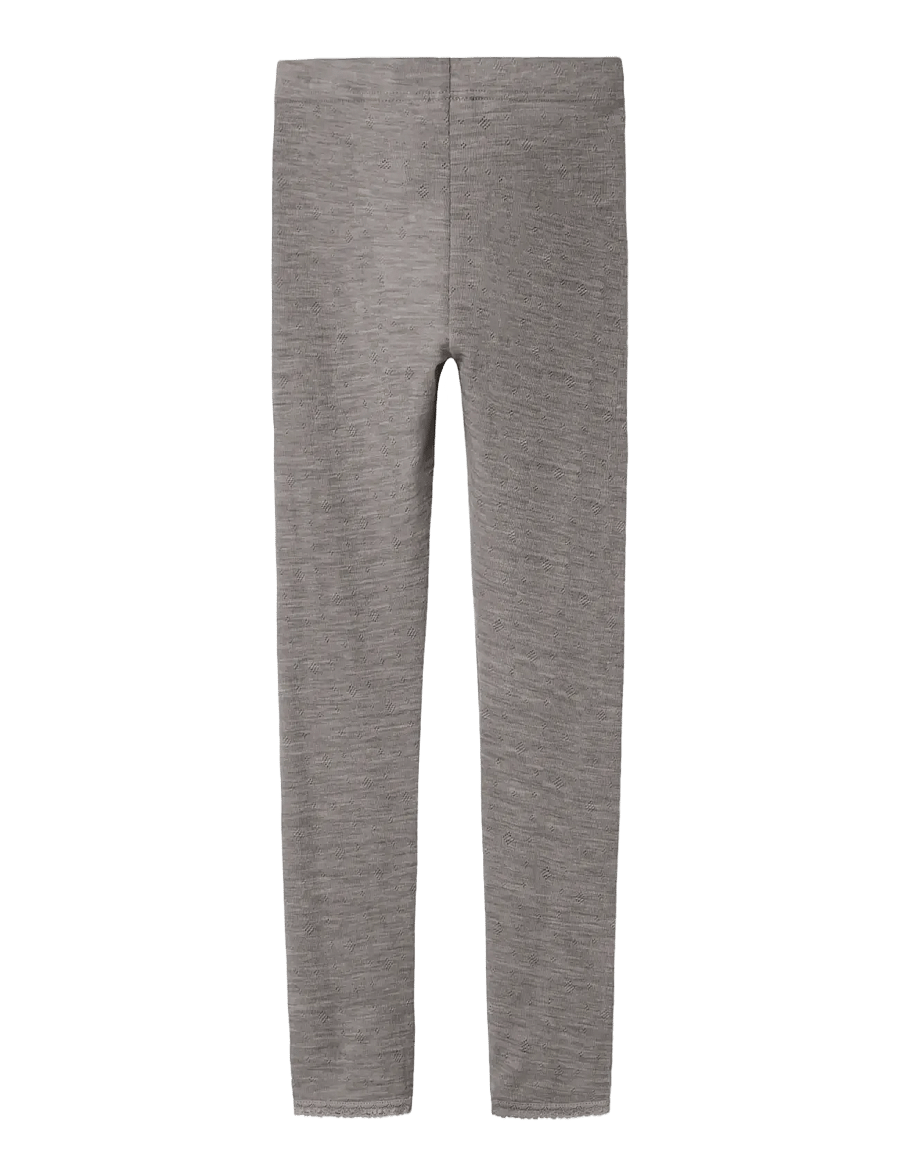 name it - NKFWANG WOOL NEEDLE LEGGING SOLID - funkionsunterwäsche - hosen - satellite - 3
