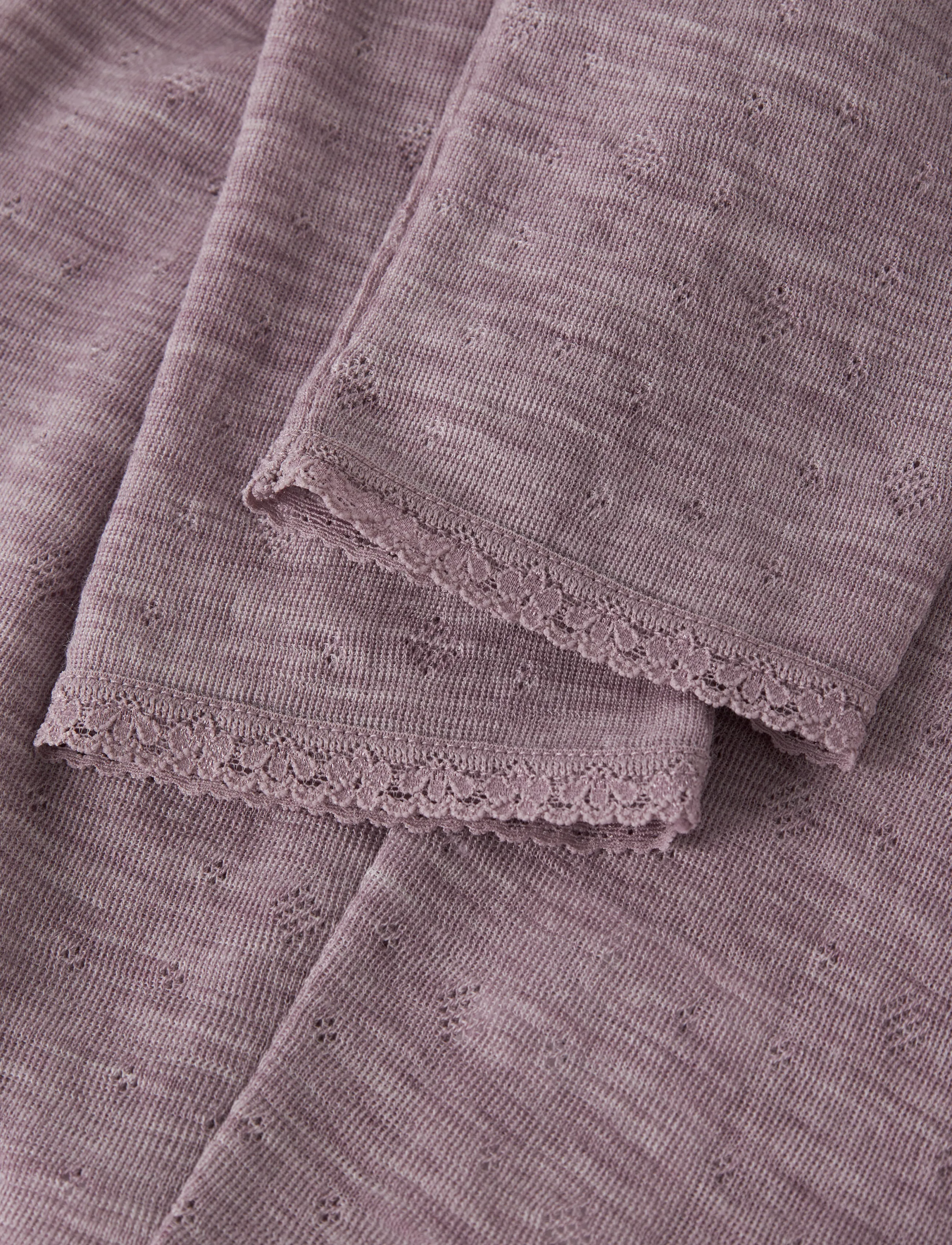 name it - NKFWANG WOOL NEEDLE LEGGING SOLID - baselayer underdele - toadstool - 3