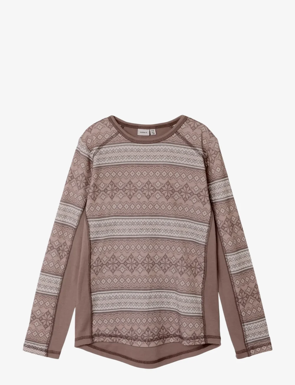 name it - NKFWILLTO WOOL LS TOP - langærmede t-shirts - antler - 1