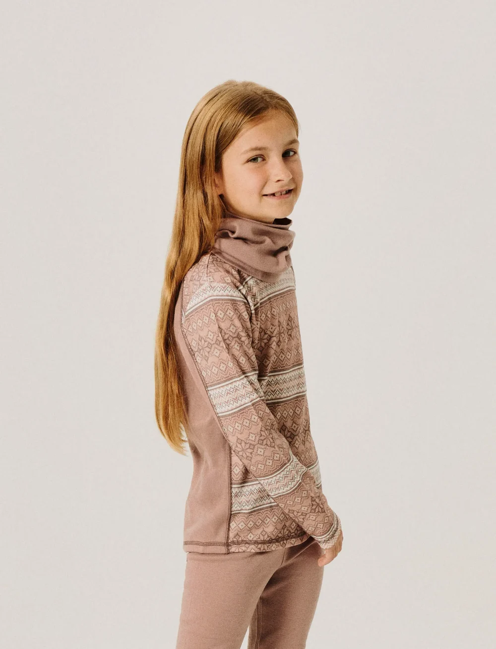 name it - NKFWILLTO WOOL LS TOP - langærmede t-shirts - antler - 0