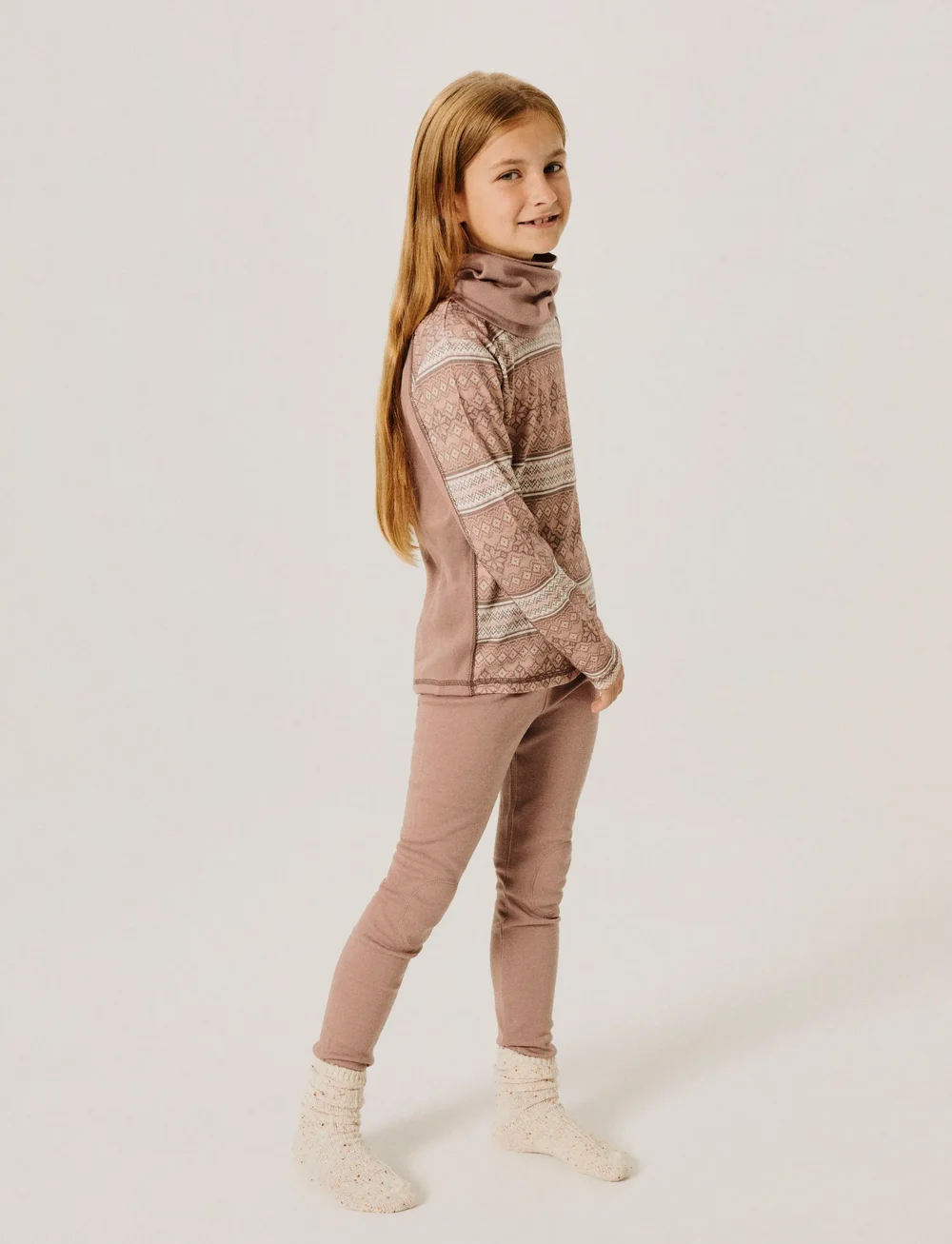 name it - NKFWILLTO WOOL LS TOP - langærmede t-shirts - antler - 3