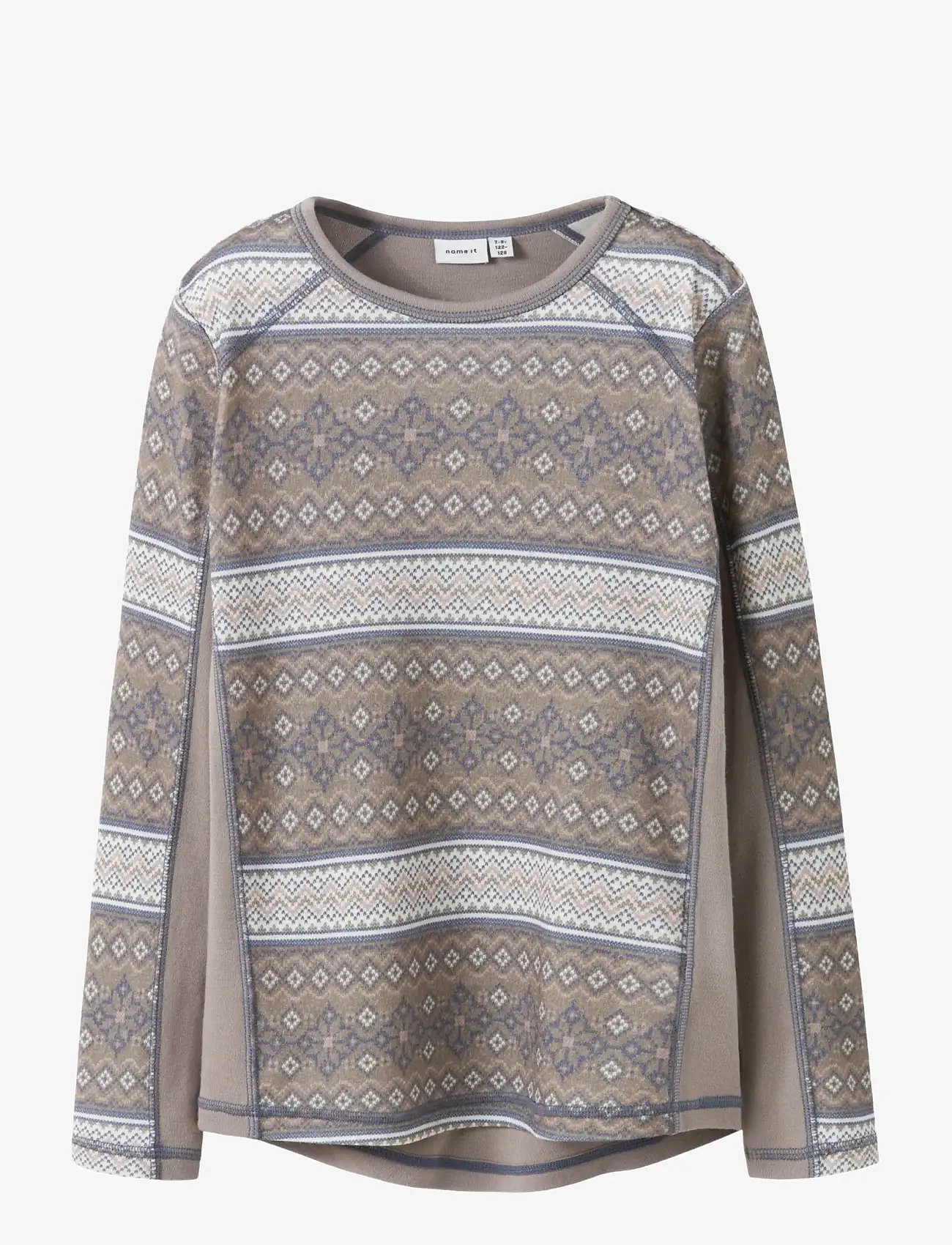name it - NKFWILLTO WOOL LS TOP - langärmelig - satellite - 0