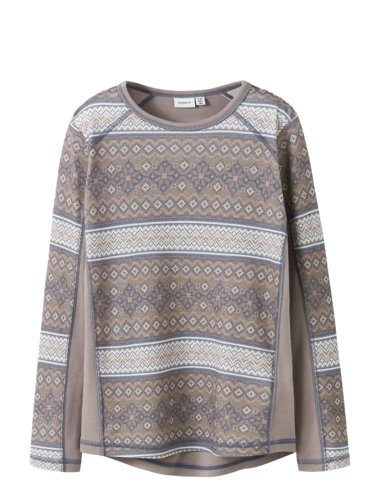 name it - NKFWILLTO WOOL LS TOP - langerma bolir - satellite - 1