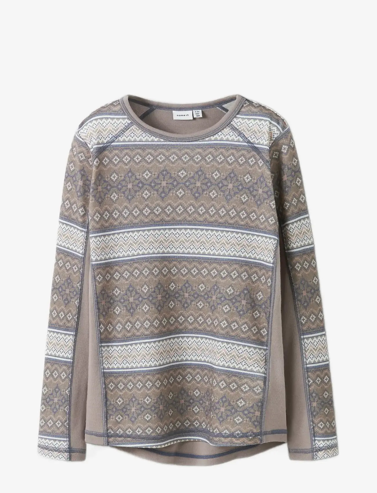 name it - NKFWILLTO WOOL LS TOP - langärmelig - satellite - 2