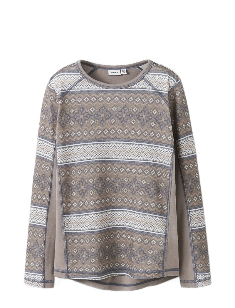 name it - NKFWILLTO WOOL LS TOP - langärmelig - satellite - 2