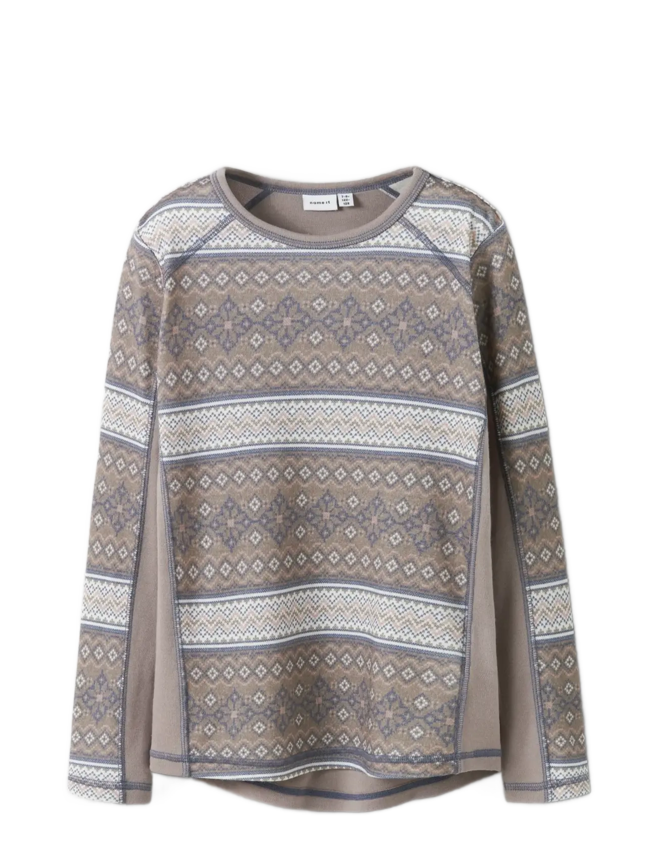 name it - NKFWILLTO WOOL LS TOP - langerma bolir - satellite - 3