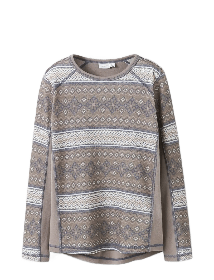 name it - NKFWILLTO WOOL LS TOP - langerma bolir - satellite - 3