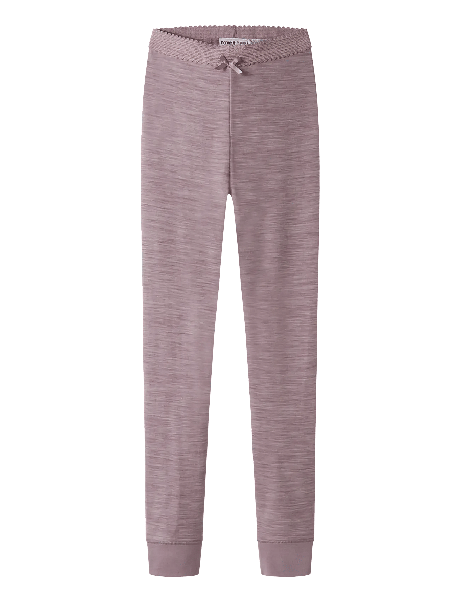 name it - NKFWYLA WO/VI LEGGING - funkionsunterwäsche - hosen - toadstool - 0