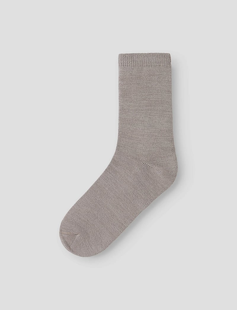 name it - NKFWAK WO/BL 4P SOCK - strümpfe - shadow gray - 2