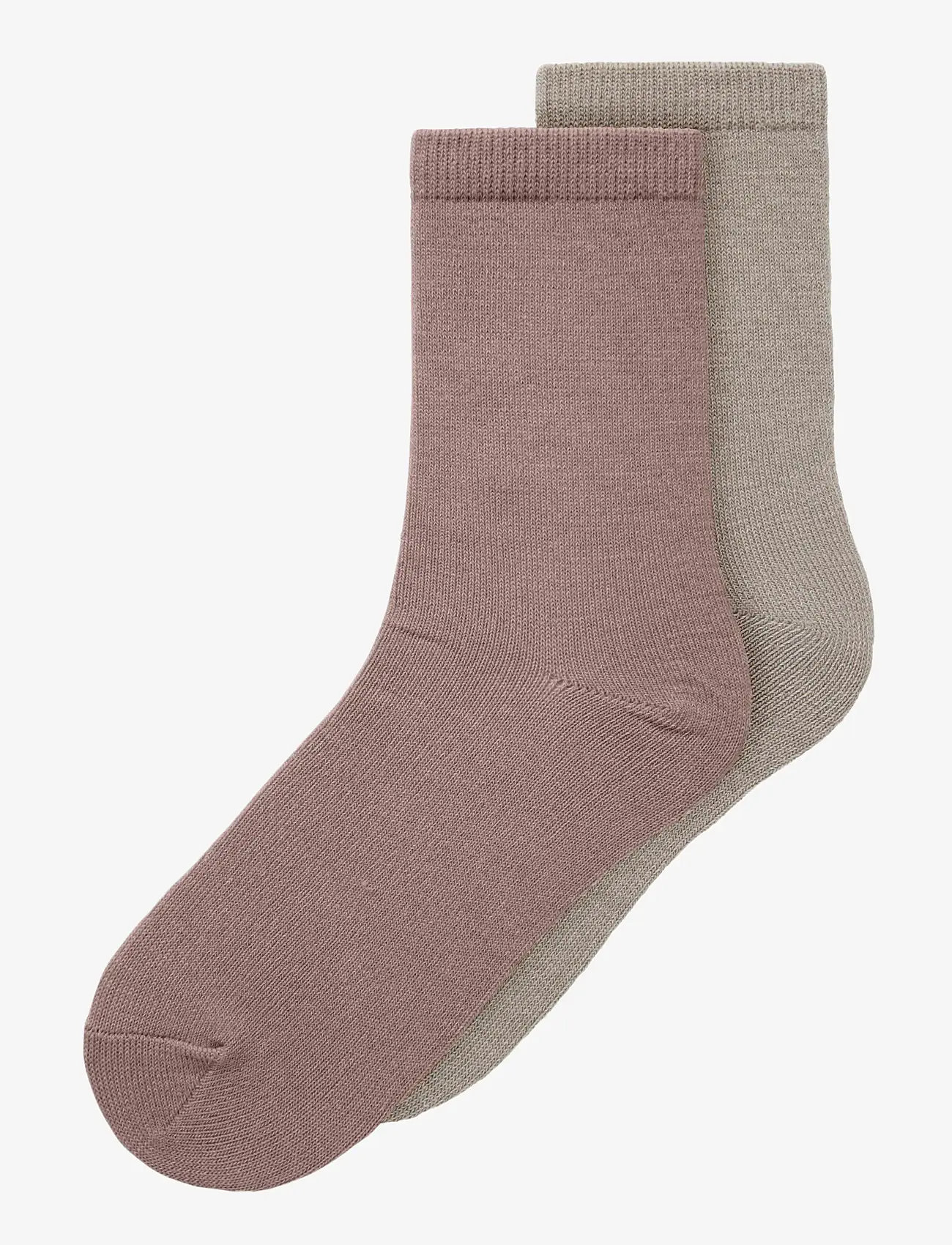 name it - NKFWAK WO/BL 2P SOCK - antler - 0