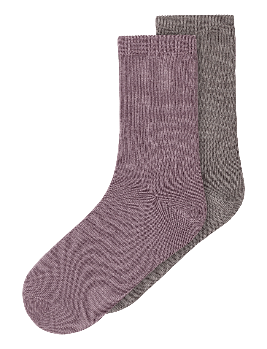 name it - NKFWAK WO/BL 2P SOCK - strømper - satellite - 0