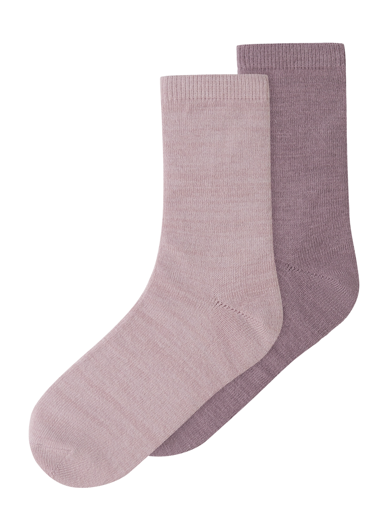 name it NKFWAK WO/BL 2P SOCK - Wolle - VIOLET ICE / purple