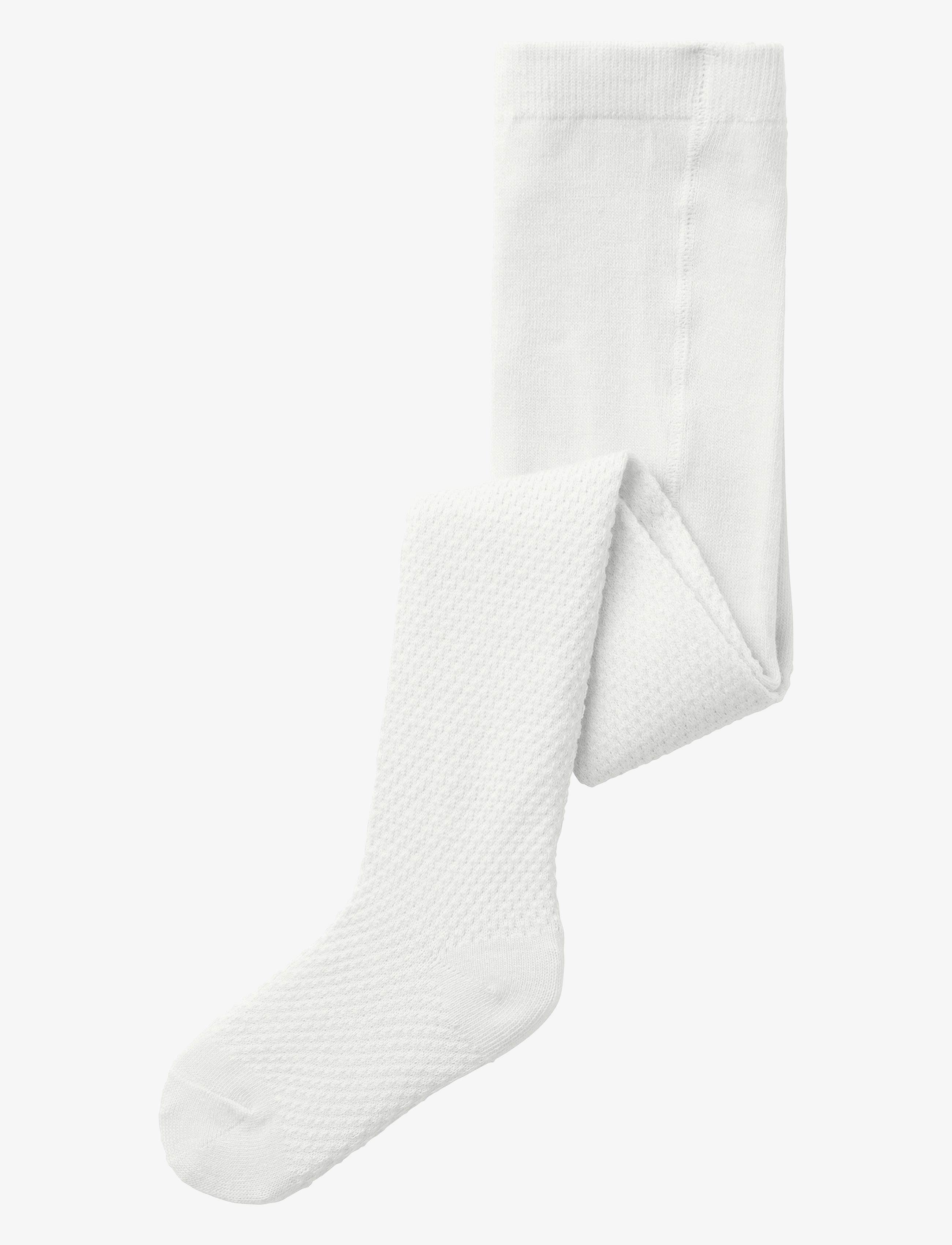 name it Nkfwakma Wo/Bl Structure Pantyhose, 110-116, Socken & Strumpfhosen, Weiß - Tights, Kinder