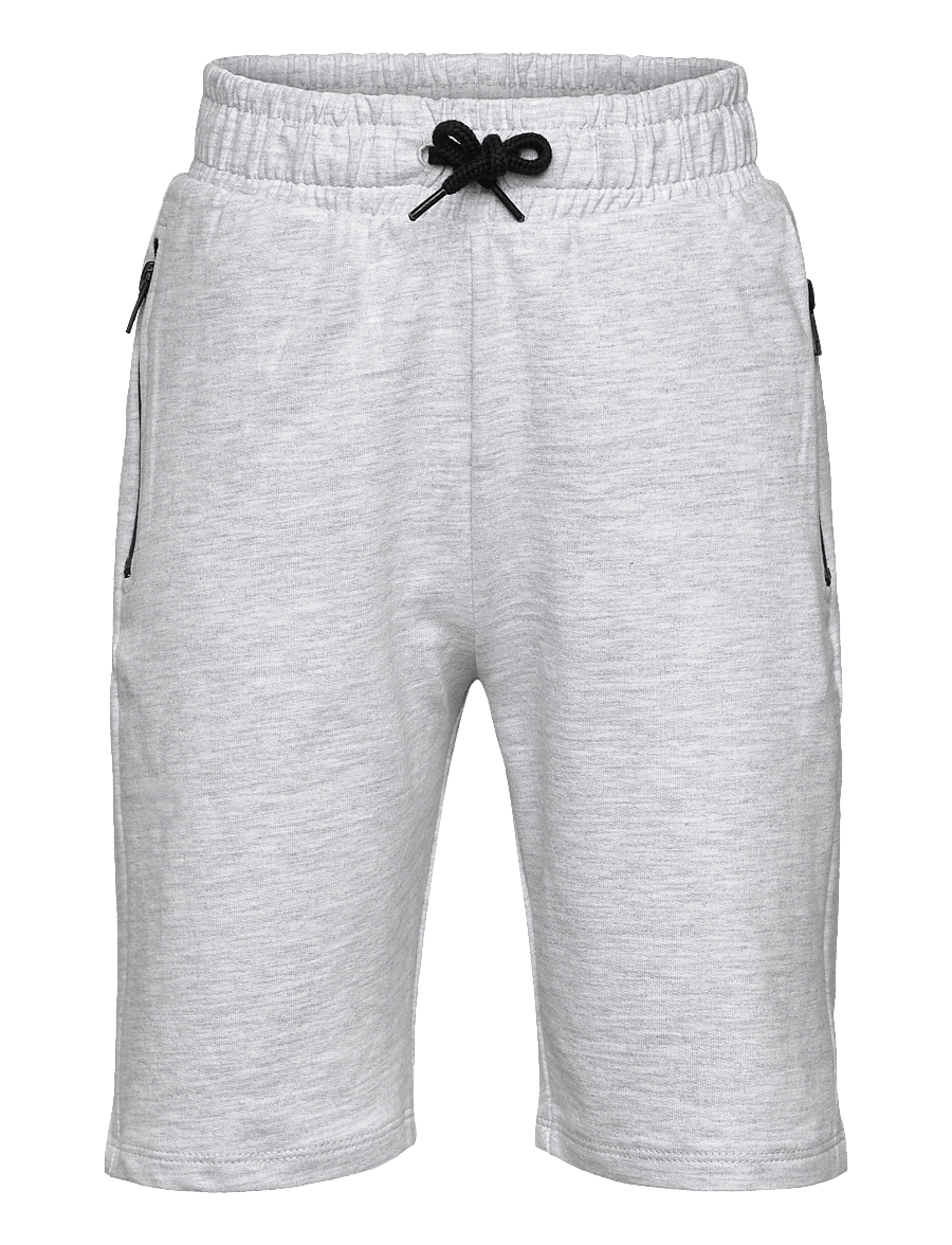 name it - NMMVOBAN LONG SWE SHORTS UNB - sweatshorts - light grey melange - 1