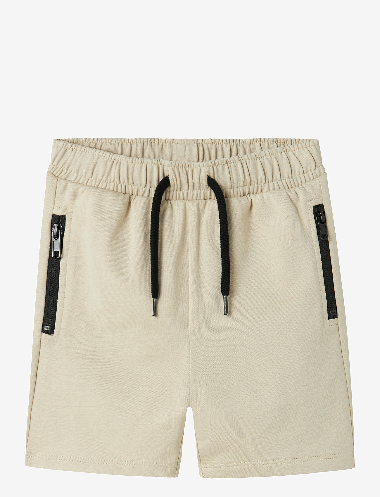 name it - NMMVOBAN LONG SWE SHORTS UNB - sweatshorts - peyote - 0