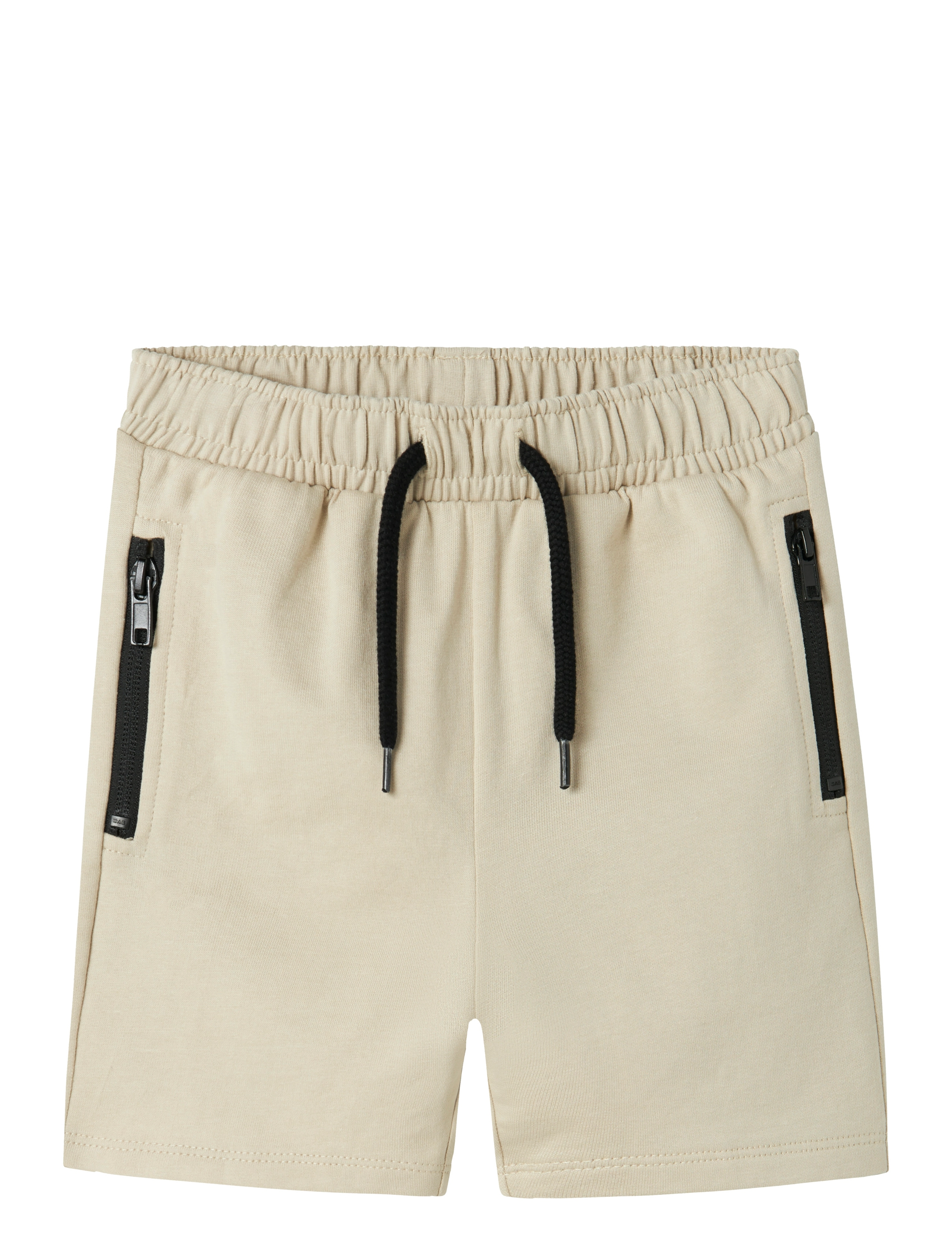 name it NMMVOBAN LONG SWE SHORTS UNB - Shorts - PEYOTE / cream