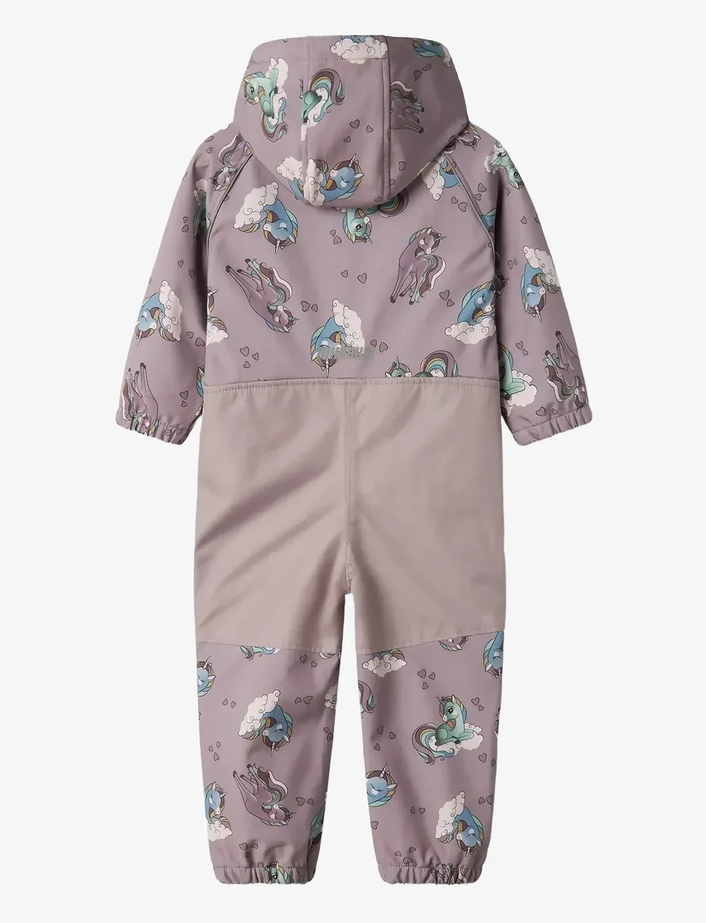 name it - NMFALFA08 SOFTSHELL SUIT AOP1 FO NOOS - softshelloveraller - purple dove - 1