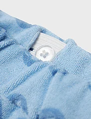 name it - NMMFELO TERRY LONG SHORTS UNB - sweat shorts - chambray blue - 3