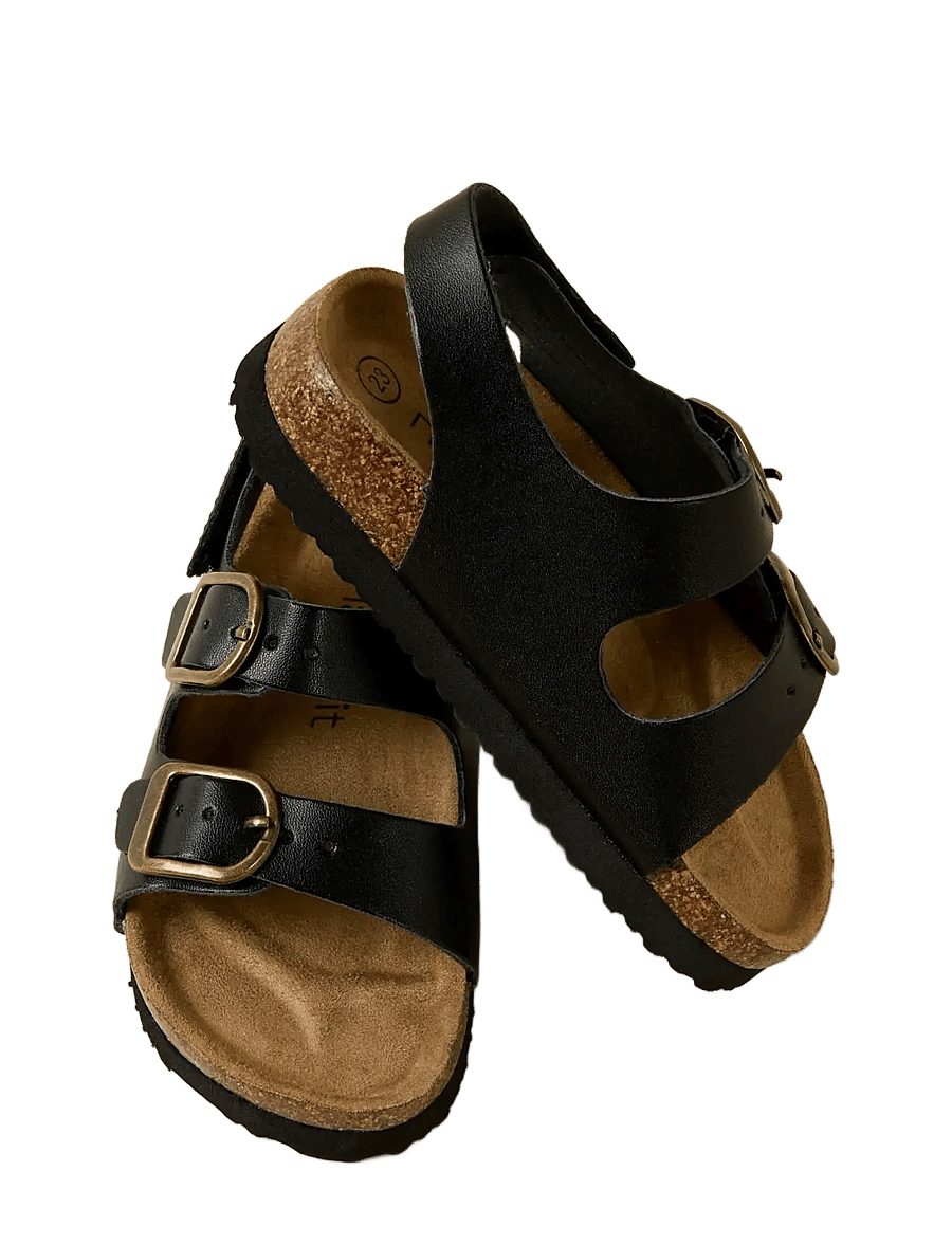 name it - NMNFILBERT SANDAL - sandalen - black - 3