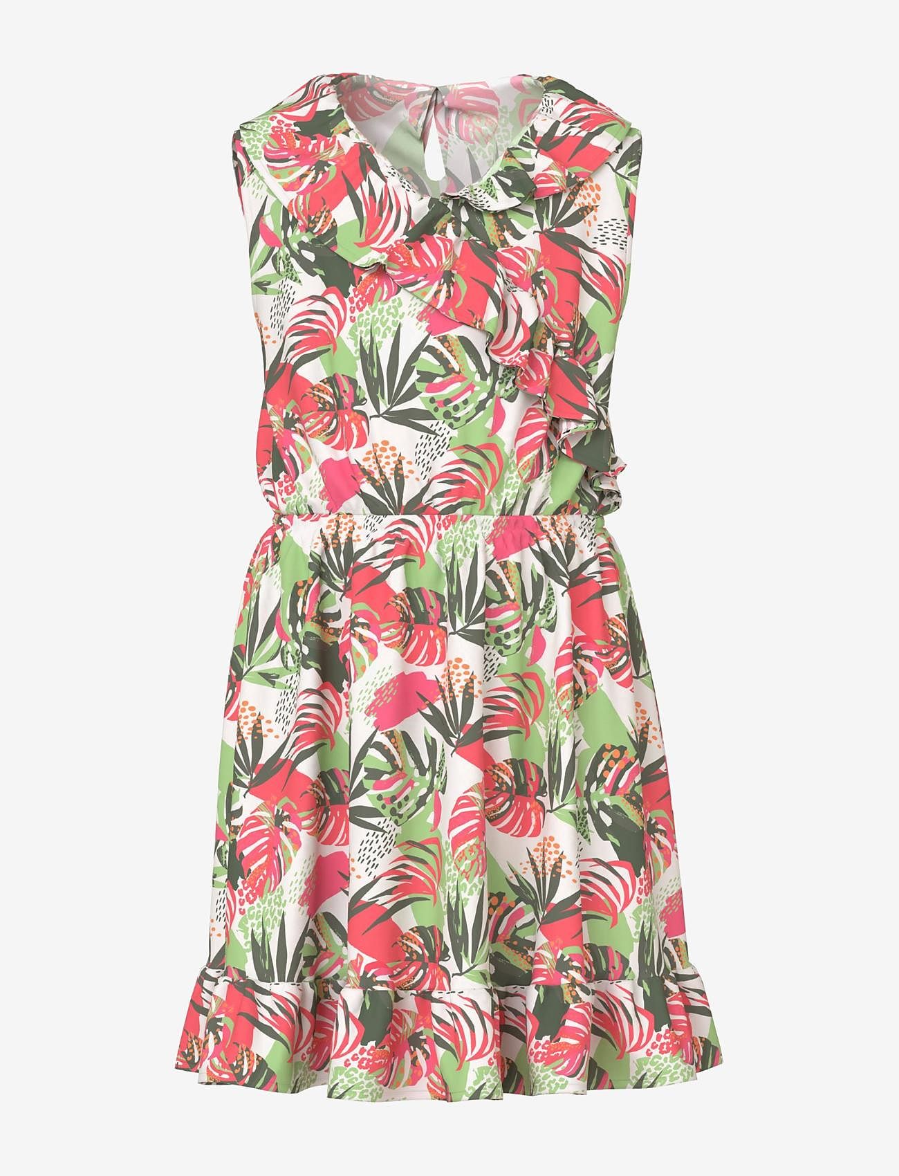 name it - NMFVINAYA WRAP SPENCER - varrukateta vabaaja kleidid - bright white - 0