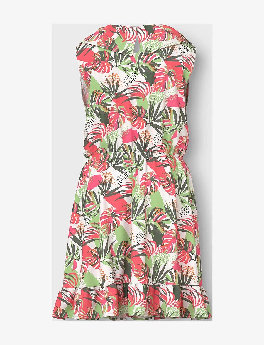 name it - NMFVINAYA WRAP SPENCER - laisvalaikio suknelės be rankovių - bright white - 2
