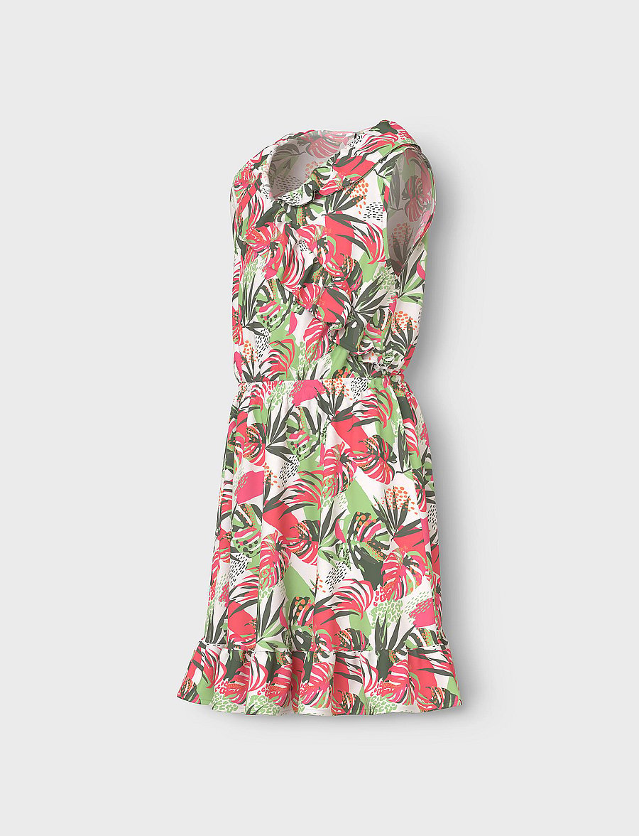 name it - NMFVINAYA WRAP SPENCER - laisvalaikio suknelės be rankovių - bright white - 3