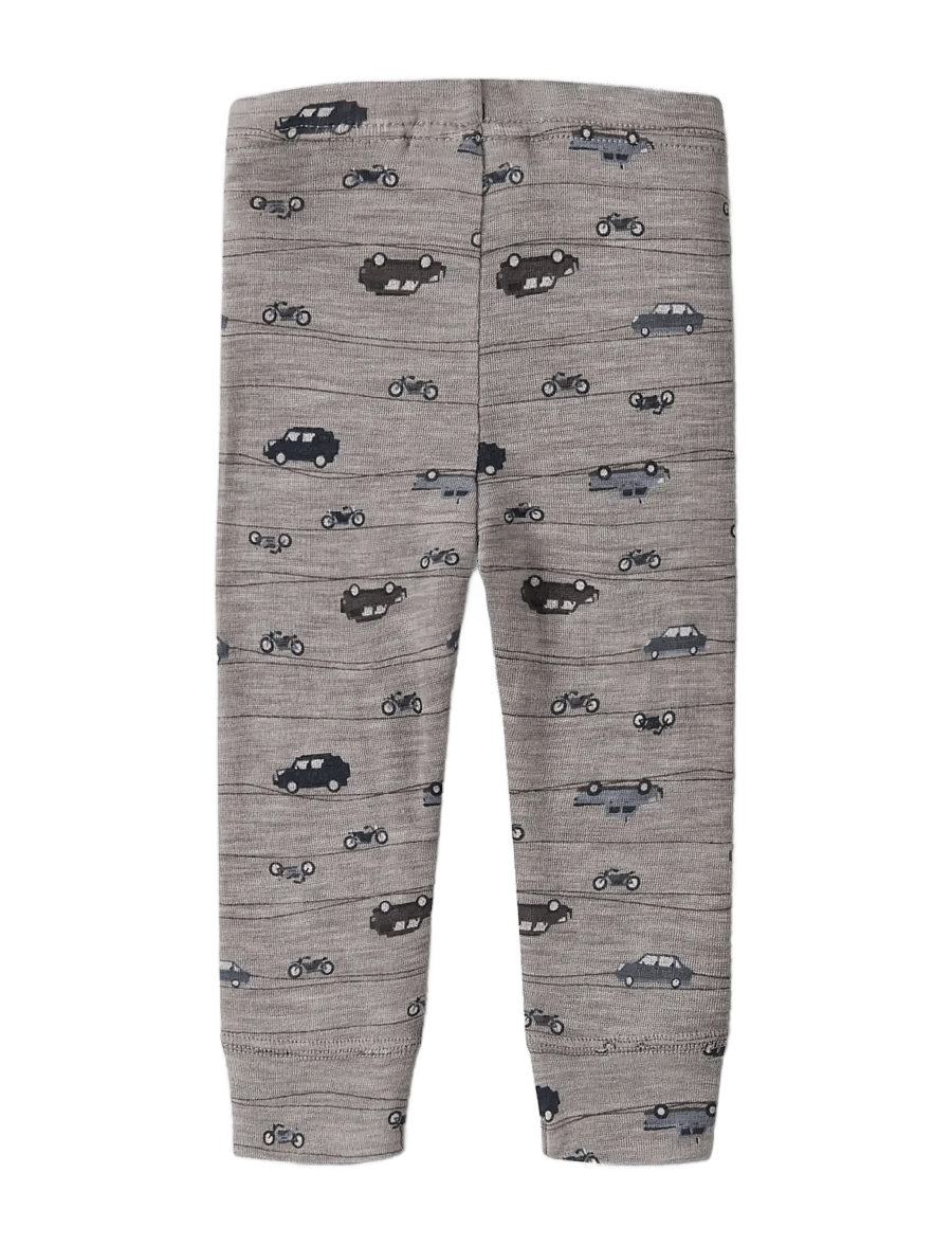 name it - NBMWANG WOOL RIB LONGJOHN AOP NOOS - satellite - 1