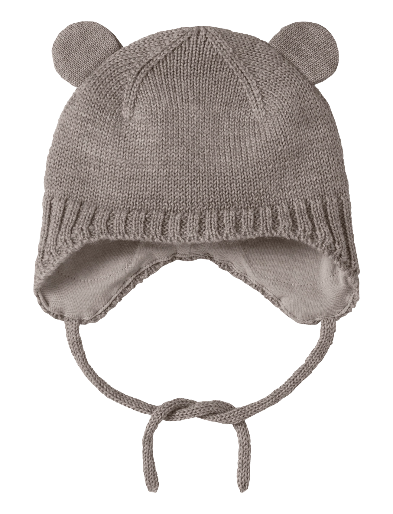 name it NBNWRUNI WOOL KNIT HAT - Pakkumised - SATELLITE / beige