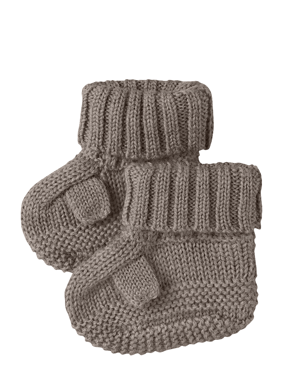 name it - NBNWRUNI WOOL KNIT SLIPPERS - baby-schuhe - satellite - 1