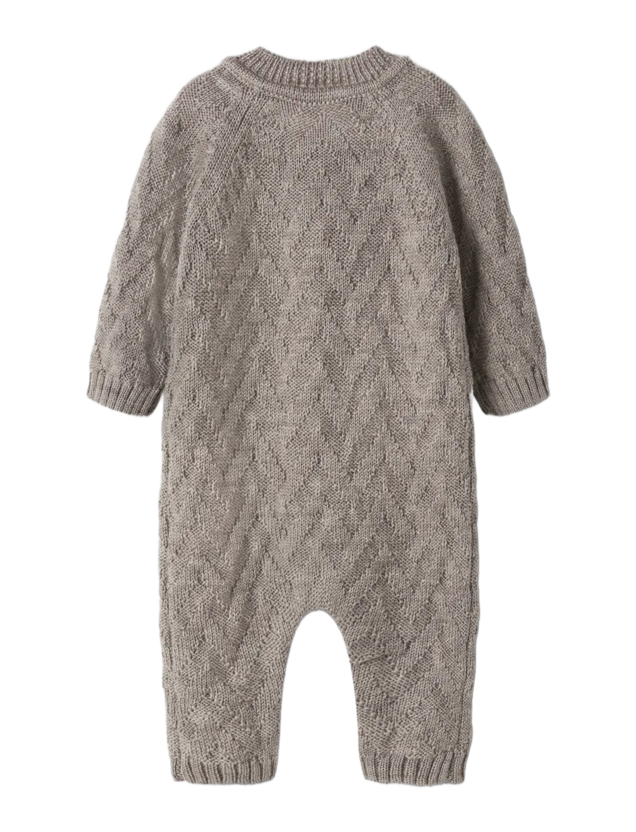 name it - NBNWRUNI WOOL LS KNIT SUIT - herbstersparnisse - satellite - 1
