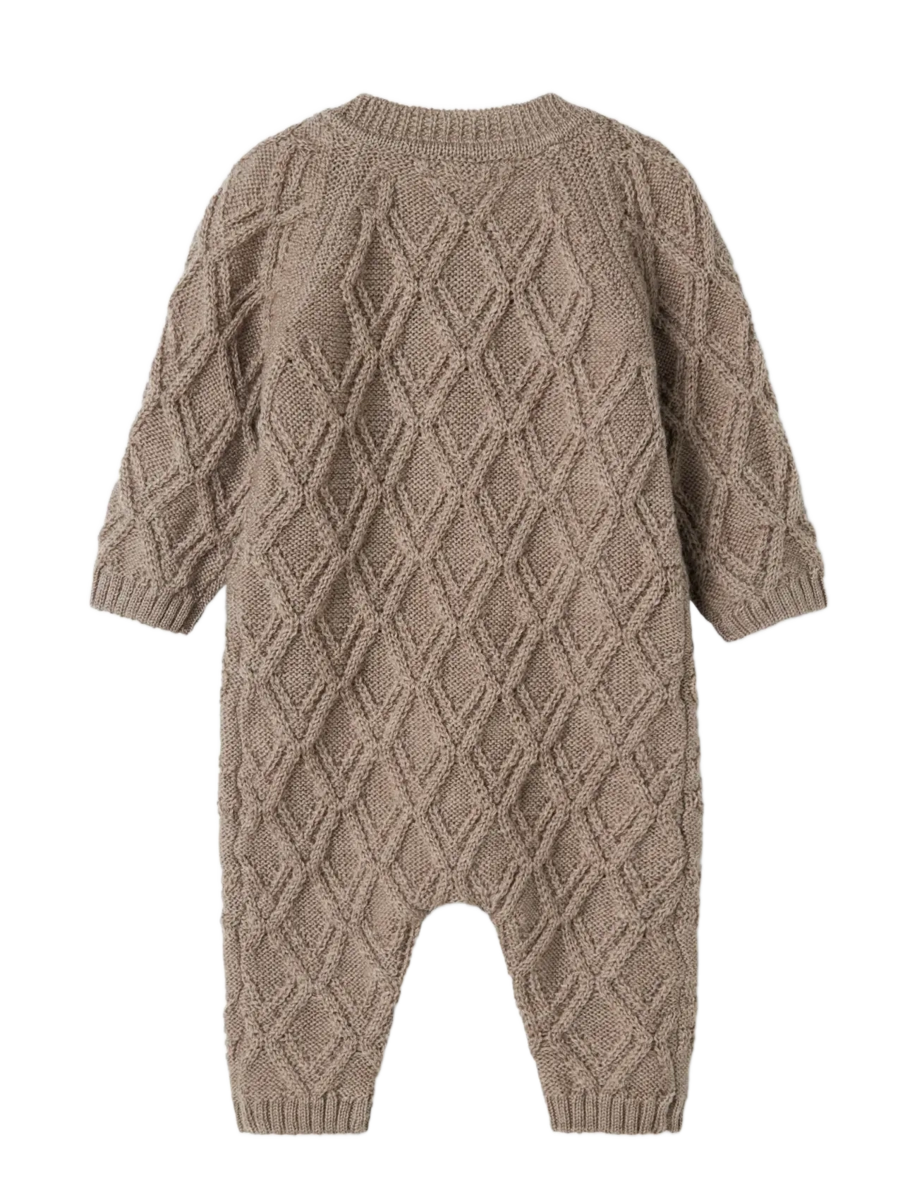 name it - NBNWRUNI WOOL LS KNIT SUIT - funkionsunterwäsche - baby - satellite - 1
