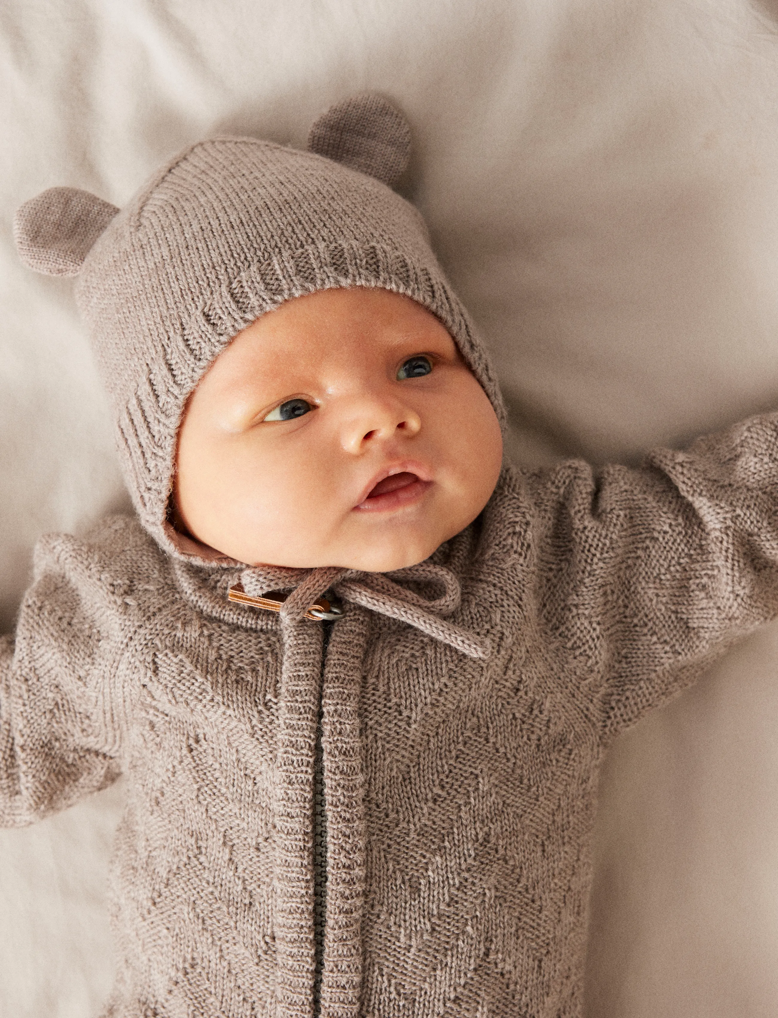 name it - NBNWRUNI WOOL LS KNIT SUIT - funkionsunterwäsche - baby - satellite - 4