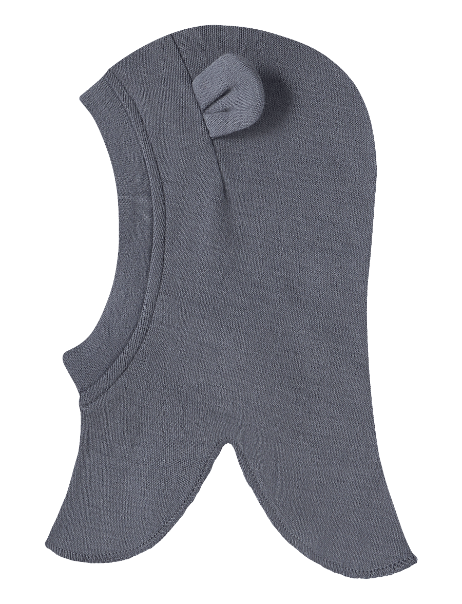 name it - NBMWILLIT WOOL BALACLAVA W/EARS - winteraccessoires - folkstone gray - 0