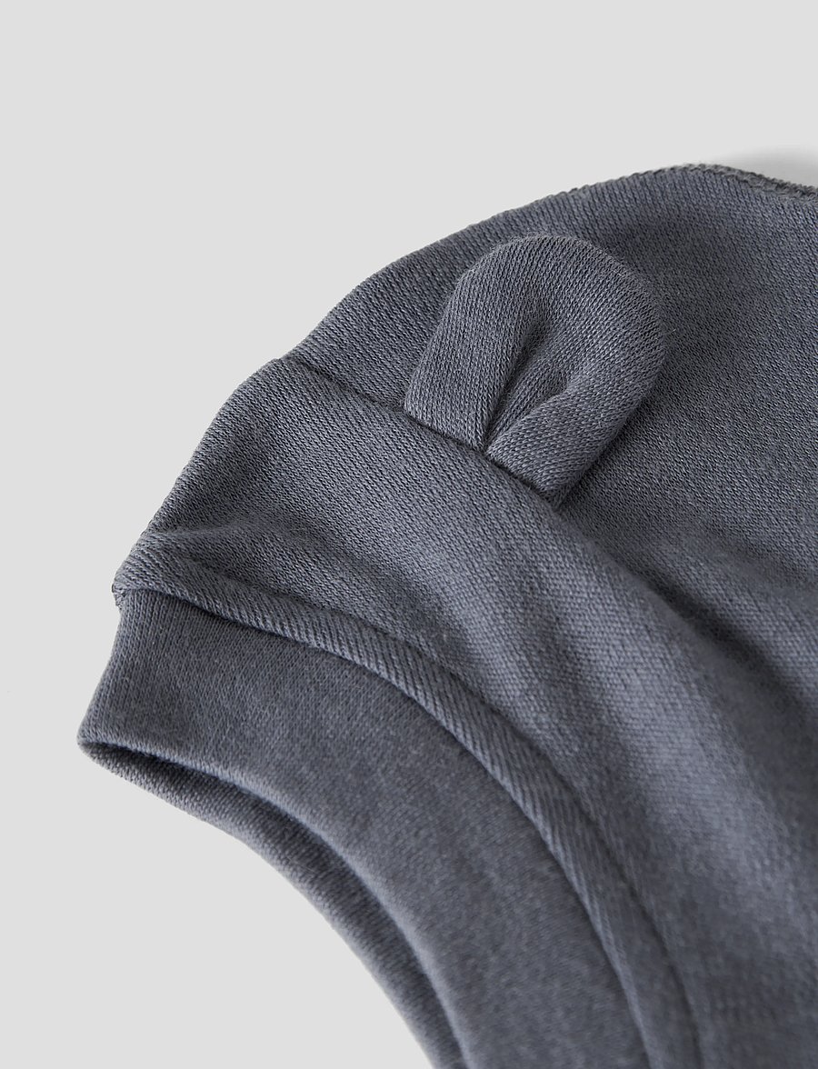 name it - NBMWILLIT WOOL BALACLAVA W/EARS - winteraccessoires - folkstone gray - 3