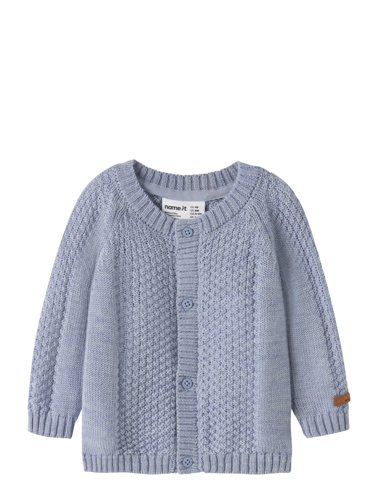 name it NBMWRILLA WOOL LS KNIT CARD - Cardigans - EVENTIDE / blue