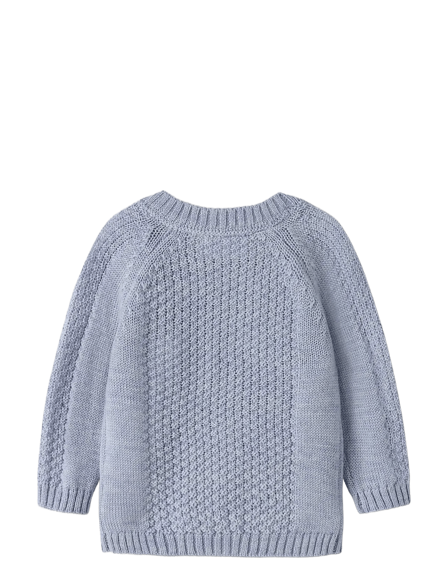name it - NBMWRILLA WOOL LS KNIT CARD - cardigans - eventide - 1