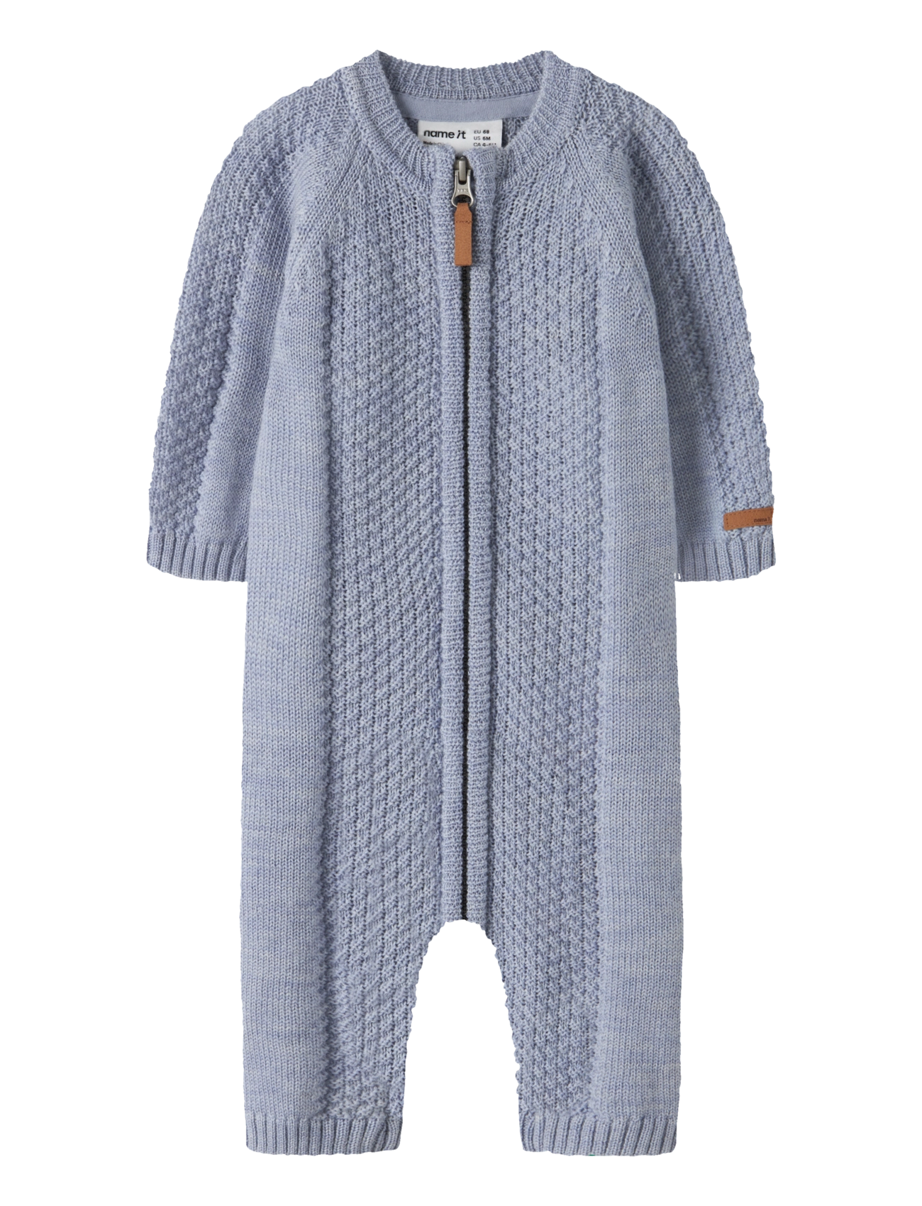name it NBMWRILLA WOOL LS KNIT SUIT - Funkionsunterwäsche - baby - EVENTIDE / blue