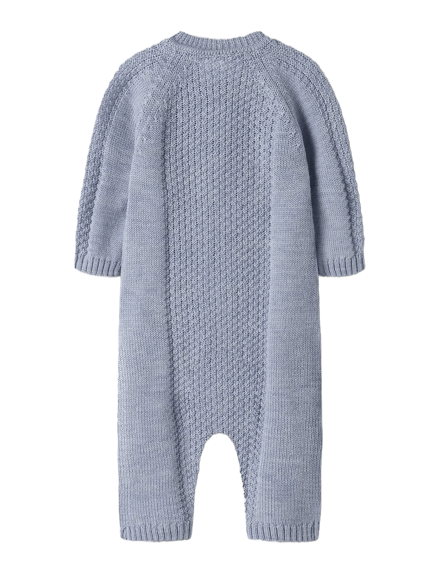 name it - NBMWRILLA WOOL LS KNIT SUIT - funkionsunterwäsche - baby - eventide - 1