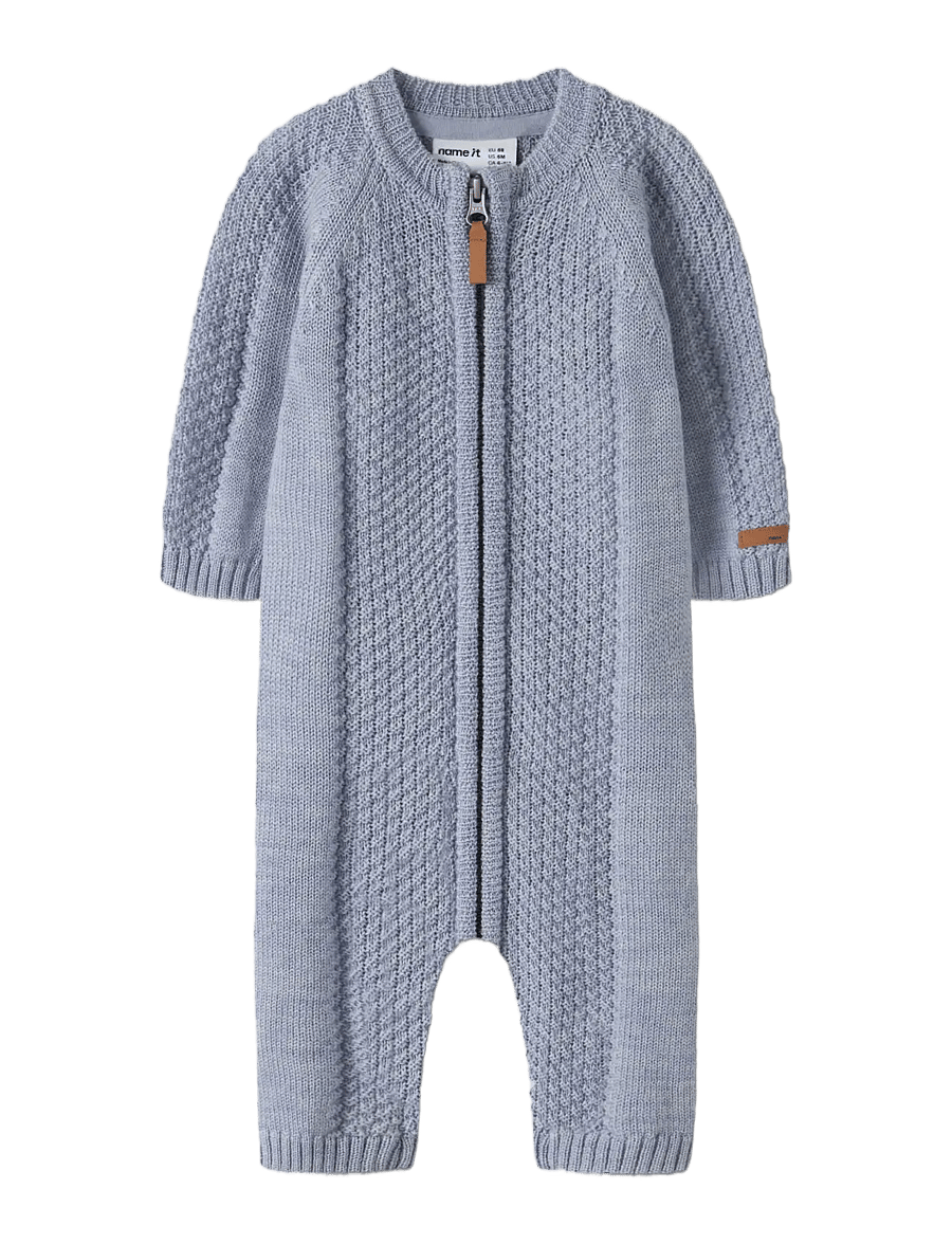 name it - NBMWRILLA WOOL LS KNIT SUIT - funkionsunterwäsche - baby - eventide - 2