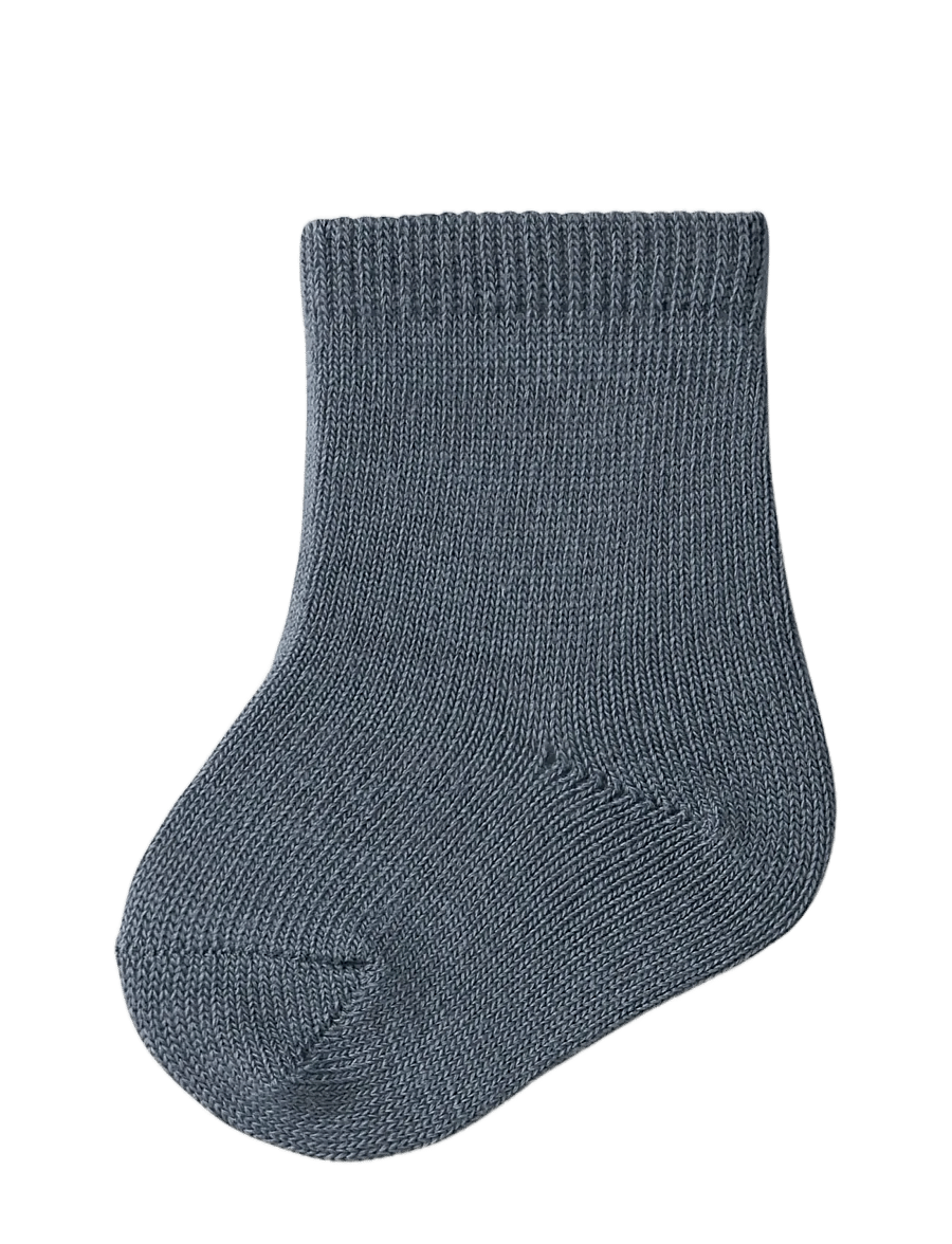name it - NBMWAK WO/BL 4P SOCK - folkstone gray - 3