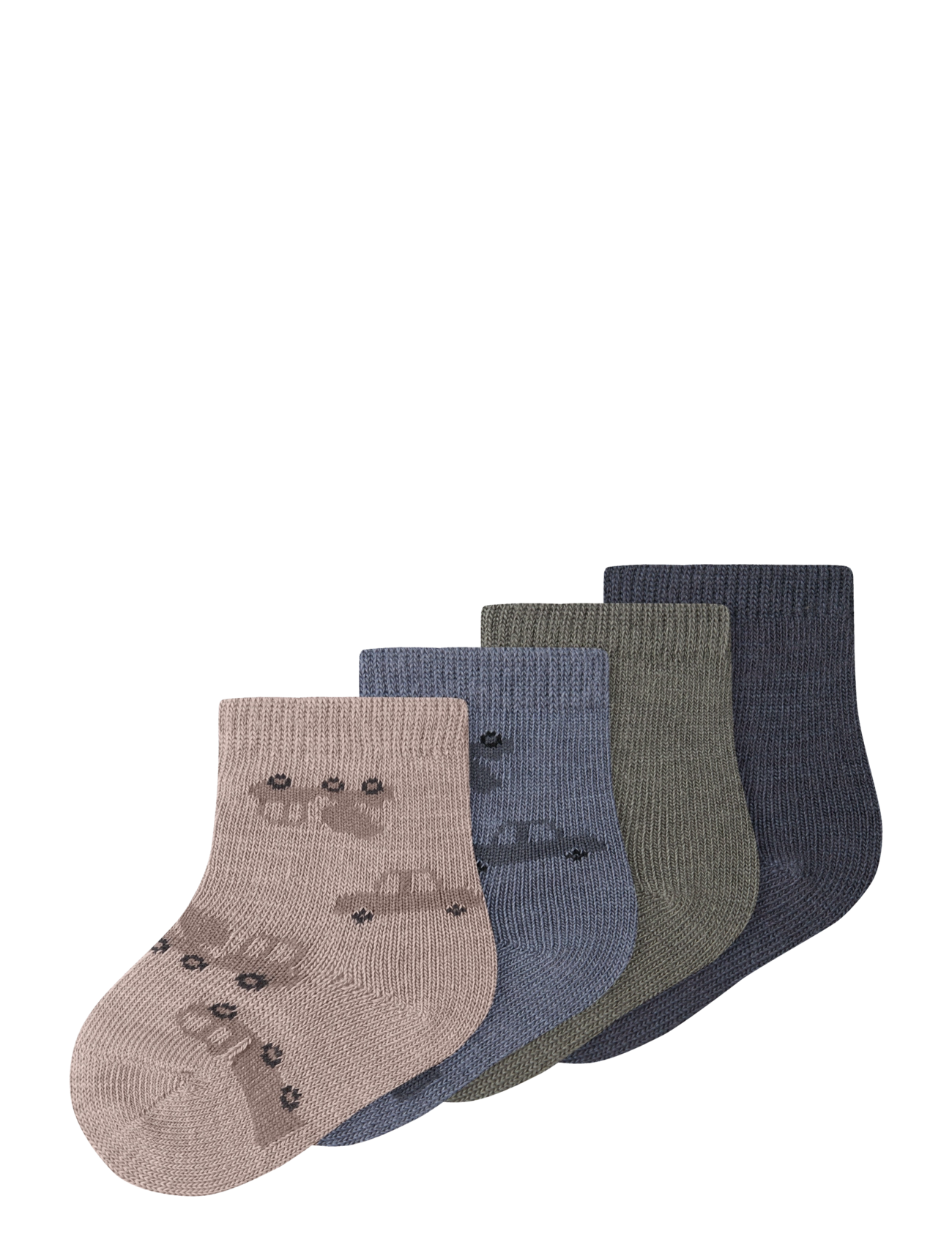 name it NBMWAK WO/BL 4P SOCK - Bebisstrumpor - SATELLITE / blue
