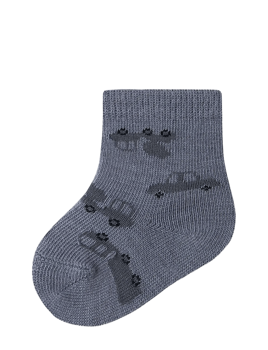 name it - NBMWAK WO/BL 4P SOCK - zīdaiņu zeķes - satellite - 1